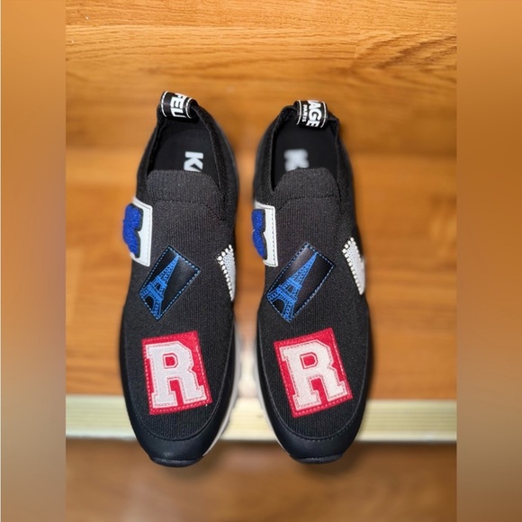 NWT Karl lagerfield Paris women meadow graphic slip on sneakers size 5.5 - Picture 3 of 14